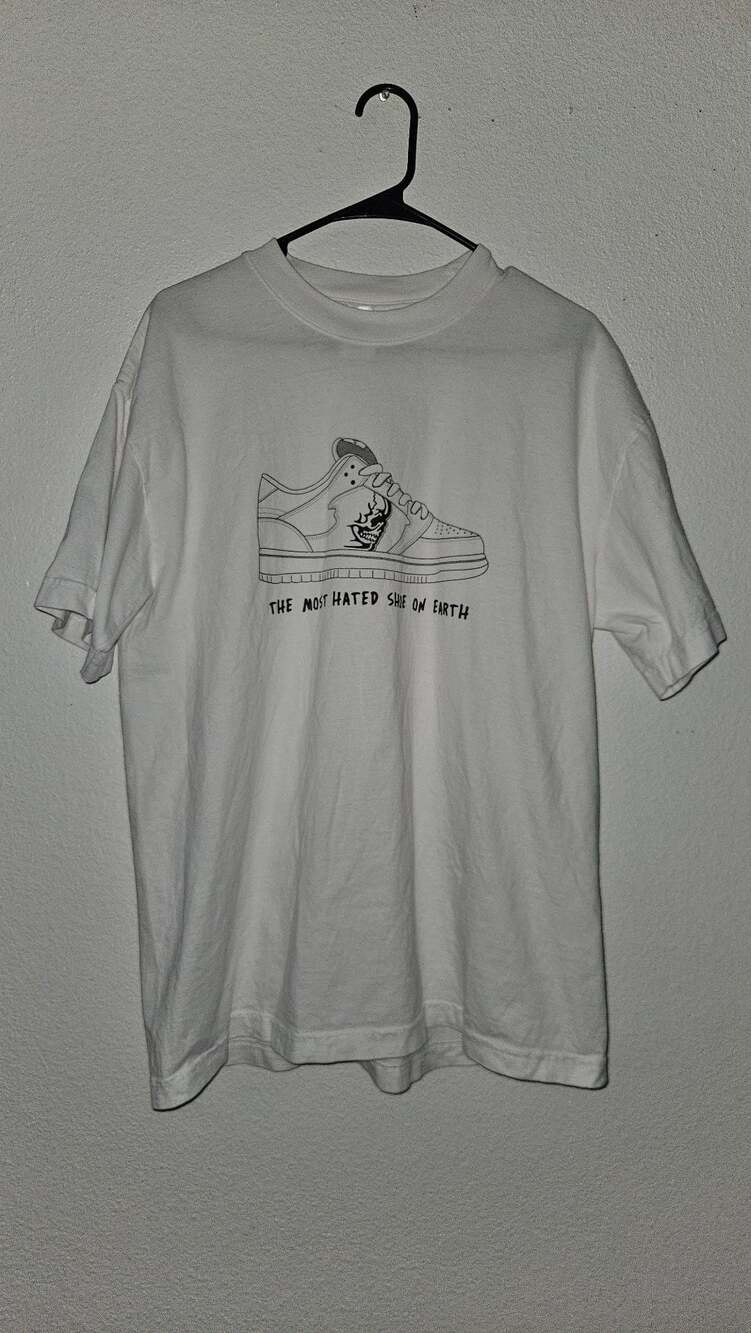 Warren Lotas 'The Most Hated Shoe on Earth' Graphic T-Shirt